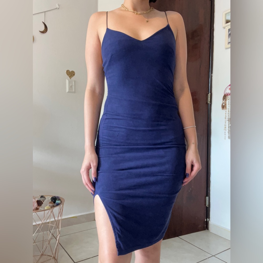 Blue Bodycon Dress